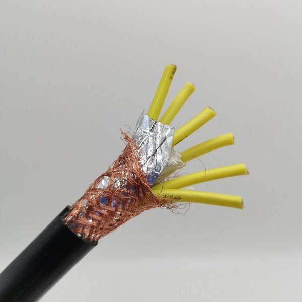 copper wire braided screen control cable