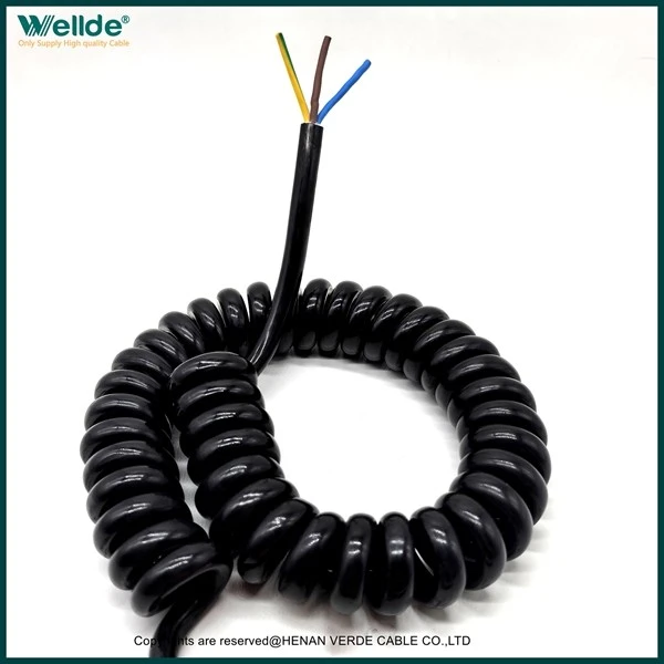 3*1.0mm Spiral Cable factory