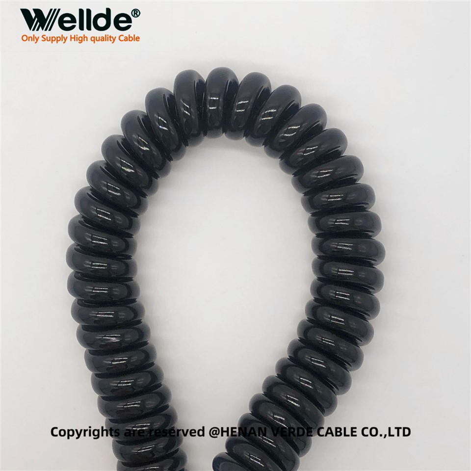 Automazione del cavo PUR a spirale