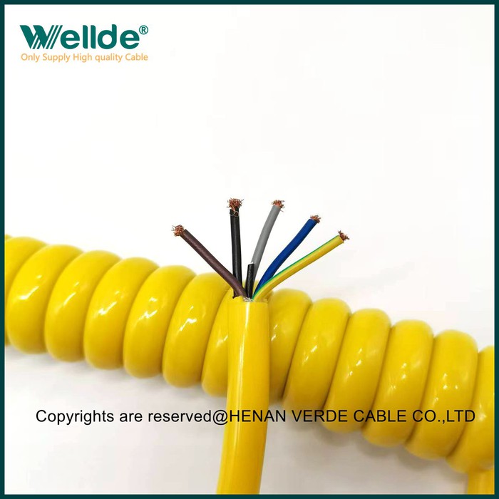 yellow spiral cable yellow spiral cable