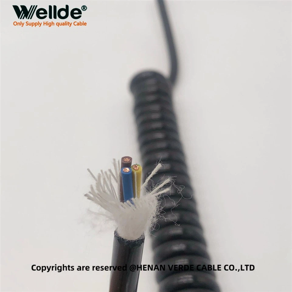 Shielded Industrial Retractable Cable