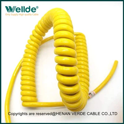Cavo a spirale a spirale flessibile con rivestimento in PU